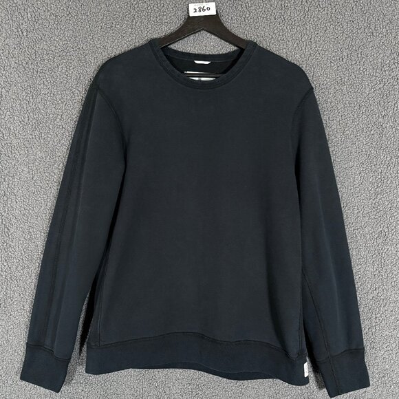 Reigning Champ Cotton Crewneck Pullover Sweatshirt - Men's Size M - Black - Picture 1 of 8
